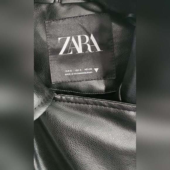 ZARA oversized faux leather jacket - Picture 4 of 5